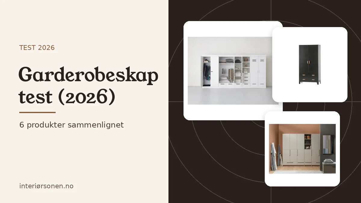 Garderobeskap test (2026)