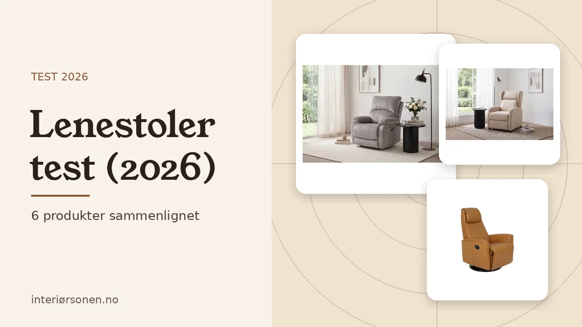 Lenestoler test (2026)