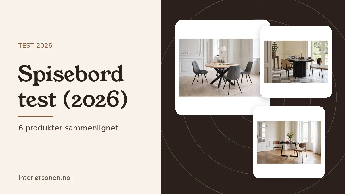 Spisebord test (2026)