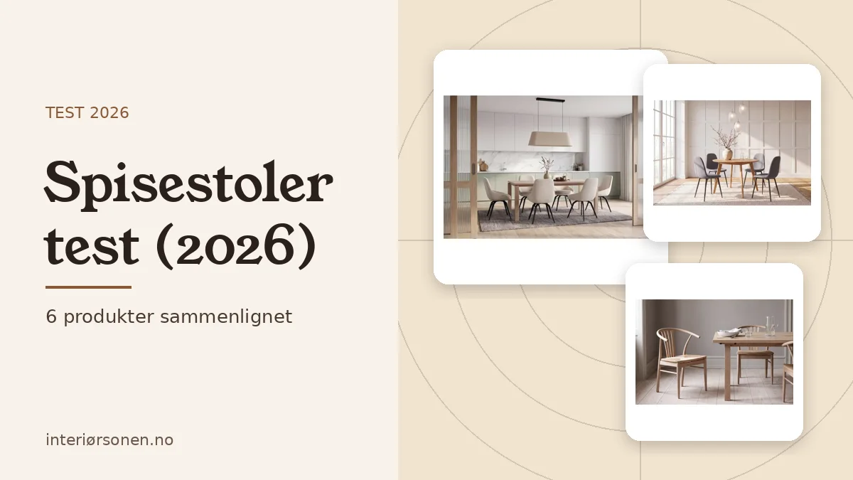 Spisestoler test (2026)