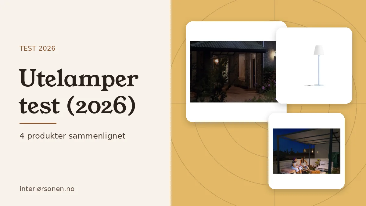 Utelamper test (2026)