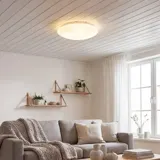 Renee taklampe, en hvit plafond i glass i taket