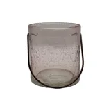 Maja telysholder i glass og metall