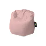 Sacco Medium Smart saccosekk i sølvrosa softshell