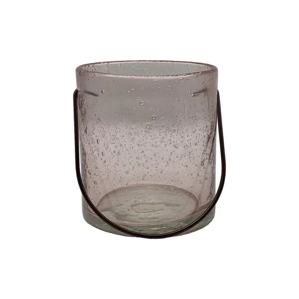 Maja telysholder i glass og metall