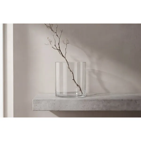 Mindy vase i klart glass