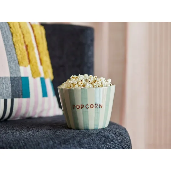 Popcorn bolle i multifarget steintøy