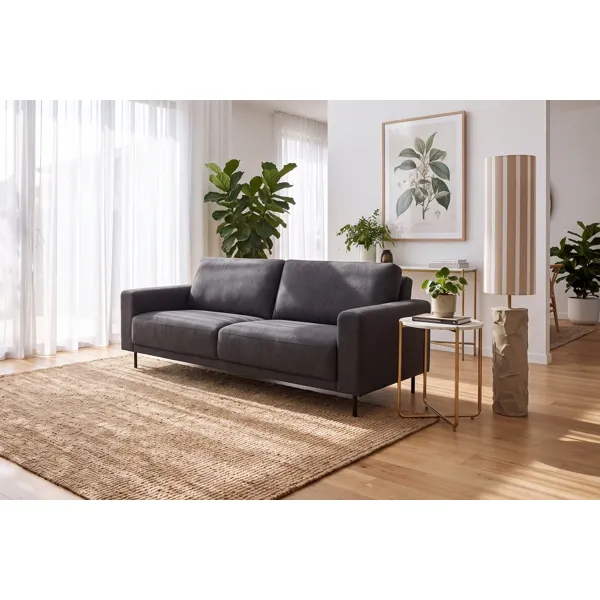 Portland sovesofa i antrasitt tekstil