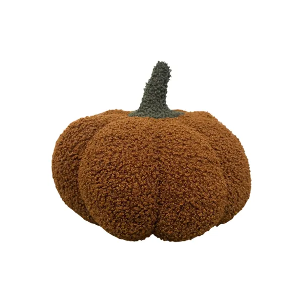 Pumpkin pute, rund og oransje