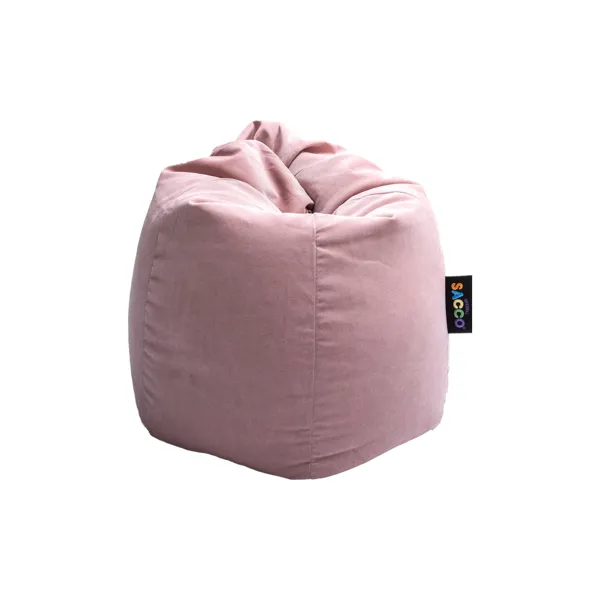 Saccolino Smart saccosekk i rosa velour