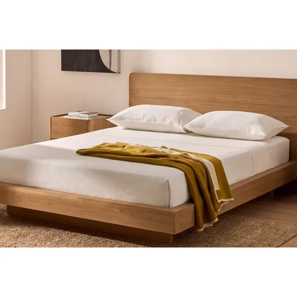 Beige overlaken i linblanding
